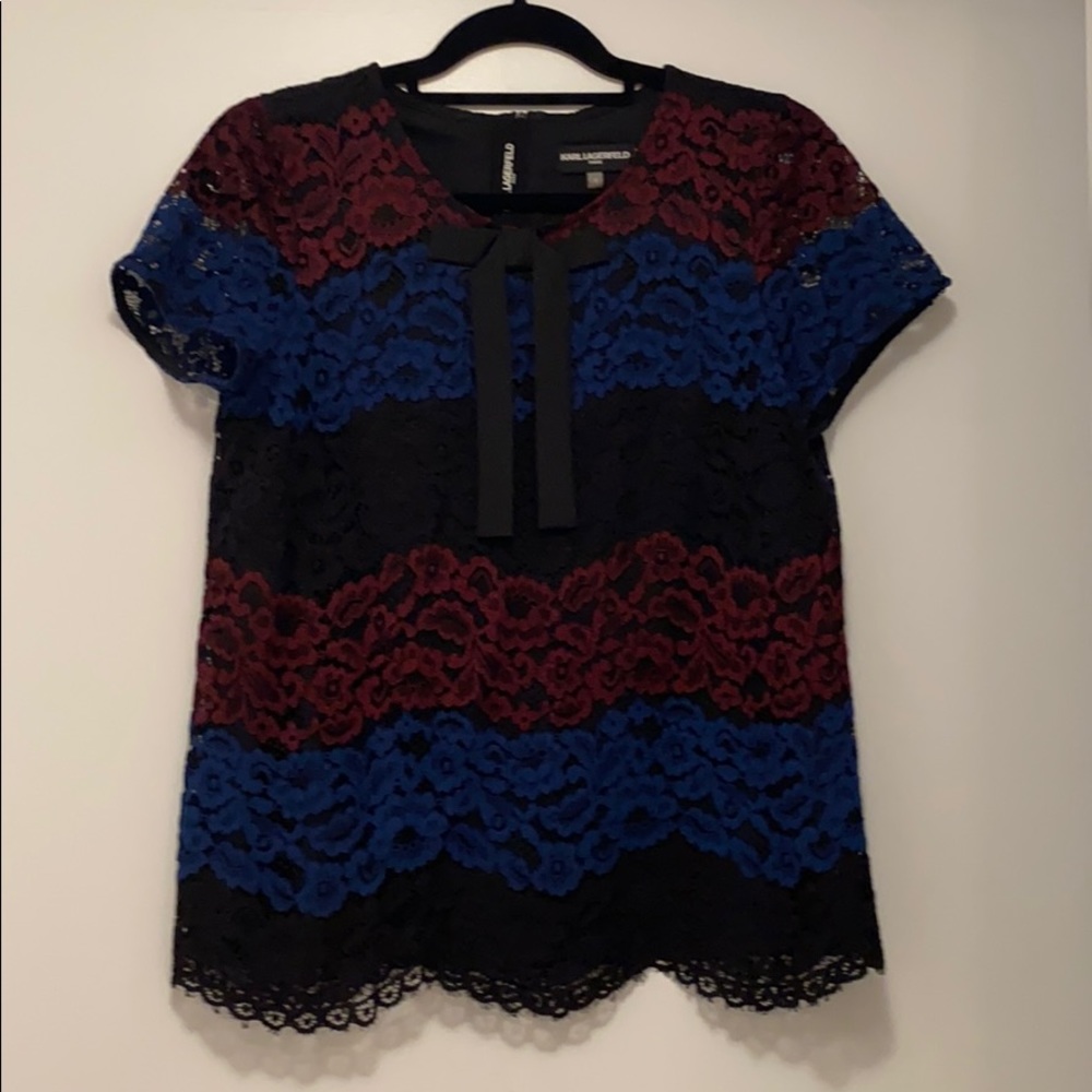 Karl lagerfeld size 6 top